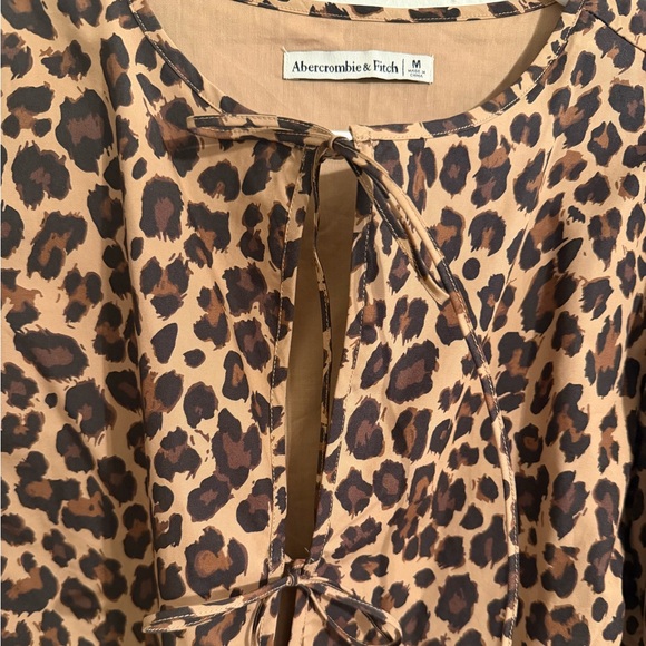 Abercrombie & Fitch Cheetah Blouse-Medium - Picture 2 of 4